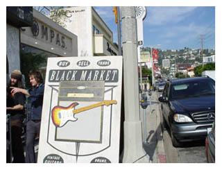 Black Market Guitars in Los Angelos