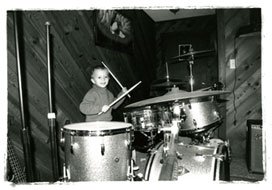 Mickey Hofstetter on the Drums